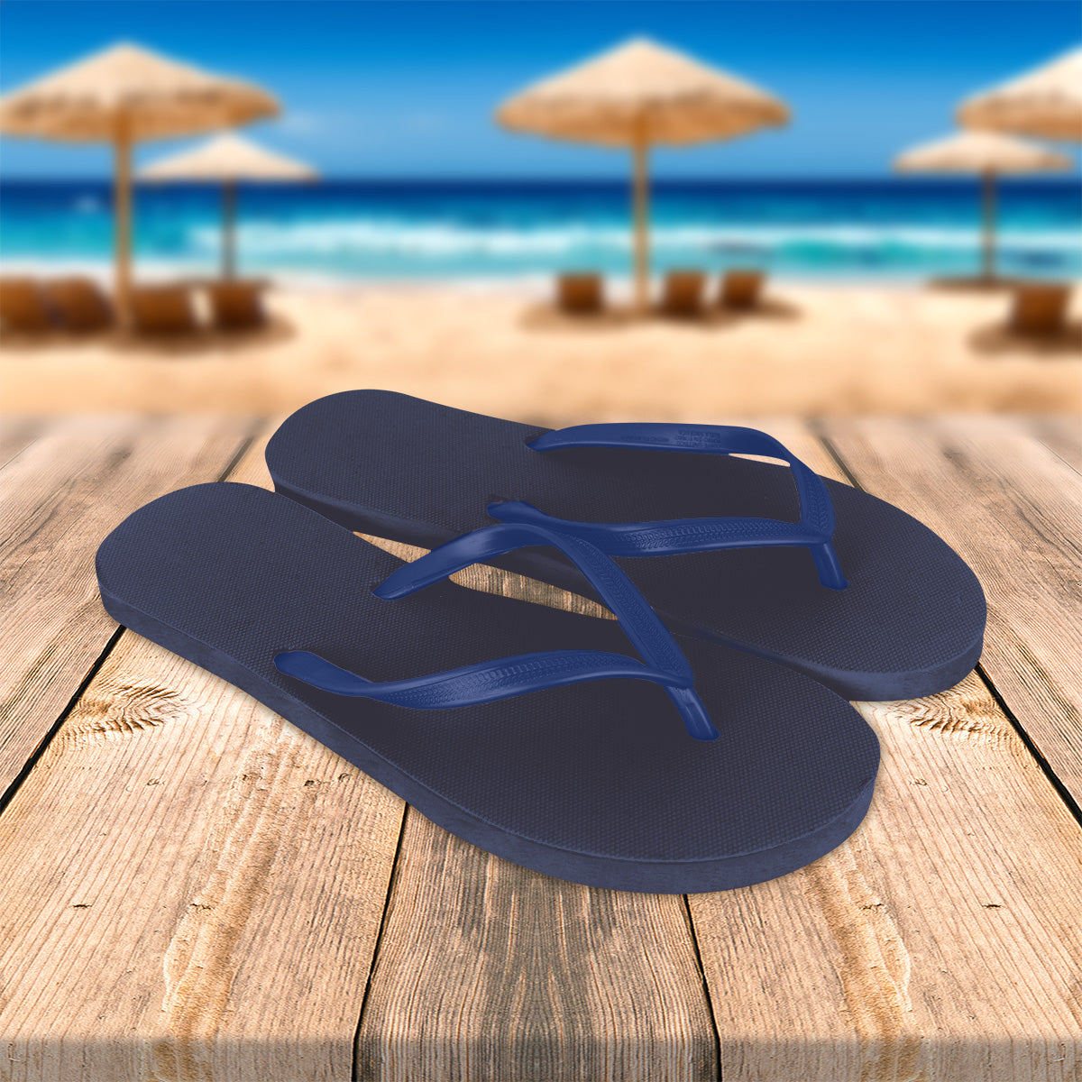 Sandalias, Talla 23, Color Negro y Azul