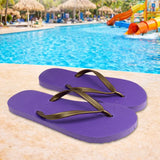 Sandalias, Color Morado y Dorado