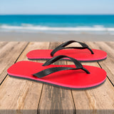 Sandalias para Hombre, Talla 26, Color Rojo