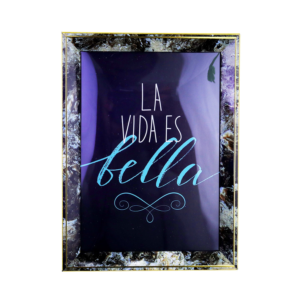 Portarretratos con DiseÃ±o de MÃ¡rmol 13x18cm