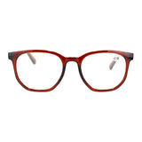 Lentes de Lectura Oval, Color Café +2.50