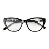 Lentes de Lectura Redondos, Color Negro +2.50