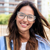 Lentes de Lectura Oval, Color Negro +2.50