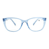Lentes de Lectura Ovales, Color Azul, +1.50