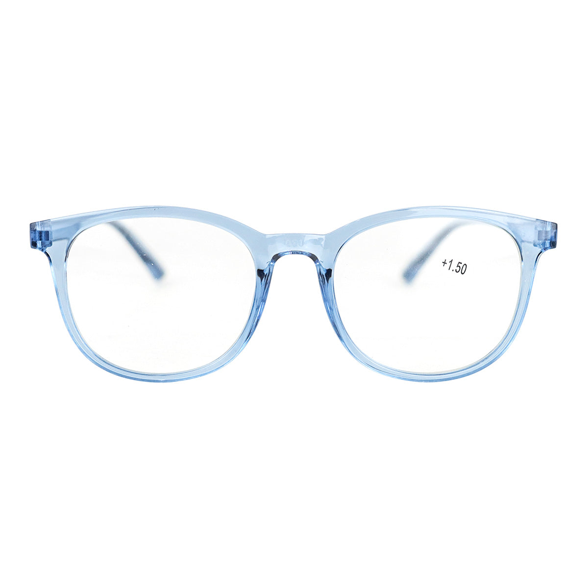 Lentes de Lectura Circulares, Color Azul, +1.50