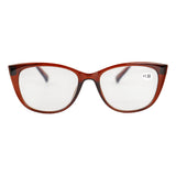 Lentes de Lectura Ovales, Color Café, +1.50