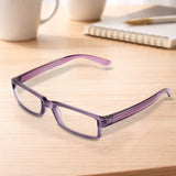 Lentes de Lectura, Rectangulares, Color Morado, +1.50
