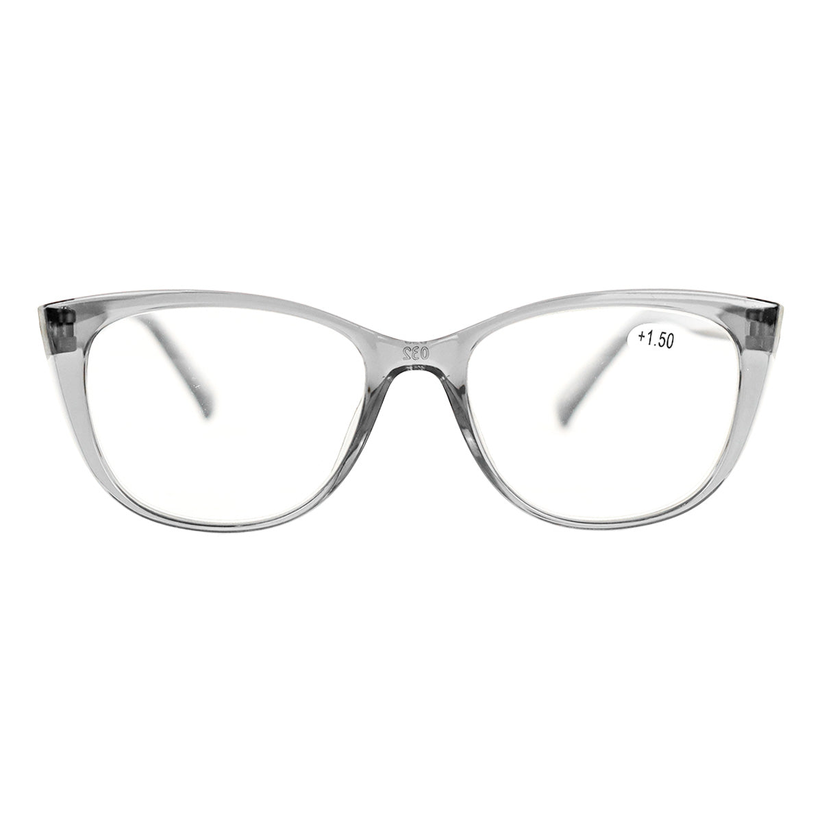 Lentes de Lectura, +2.00, Color Negro Transparente