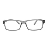 Lentes de Lectura Rectangulares, Armazón Color Negro Transparente, +2.50