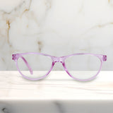 Lentes de Armazón Ovalados color Rosa con Graduación de 2.50