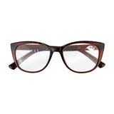 Lentes con Armazón Ovalado color Café, Dioptría 3.00