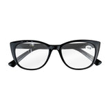 Lentes con Armazón Ovalado color Negro, Dioptría 3.00