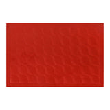 Tapete Rectangular color Carmesí con Diseño de Olas