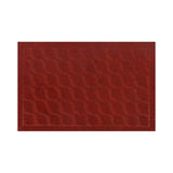 Tapete Rectangular color Rojo con Diseño de Olas