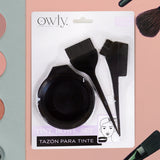 Kit para Tinte de Cabello, Owly, 3 pzas