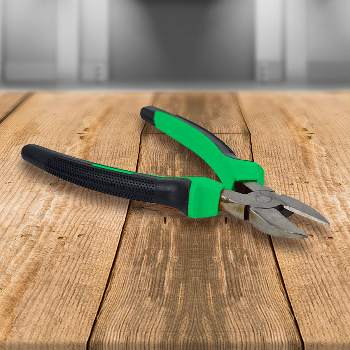 Pinza de Corte color Verde con Negro