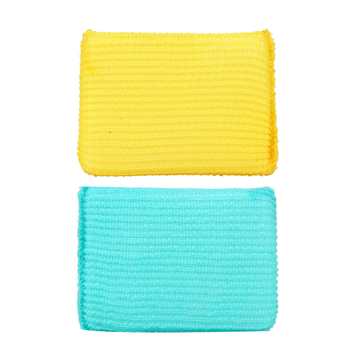 Esponja para Cristalería, Fregón, Amarillo y Azul, 2 pzas