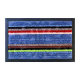 Tapete Decorativo color Azul con Diseño de Líneas 35x55cm