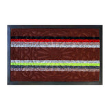 Tapete Decorativo color Café con Diseño de Líneas 35x55cm