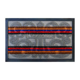 Tapete Decorativo color Gris con Diseño de Líneas 35x55cm