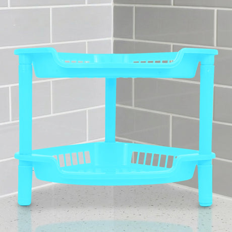 Organizador de Cocina con 2 Repisas, Color Azul