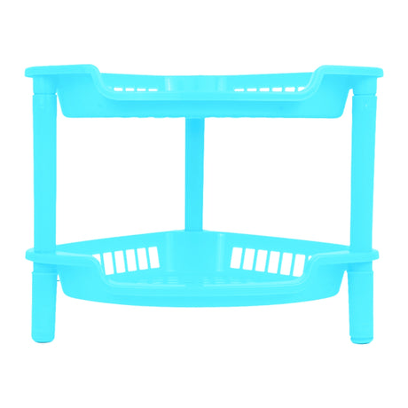 Organizador de Cocina con 2 Repisas, Color Azul