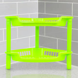 Organizador de Cocina con 2 Repisas, Color Verde