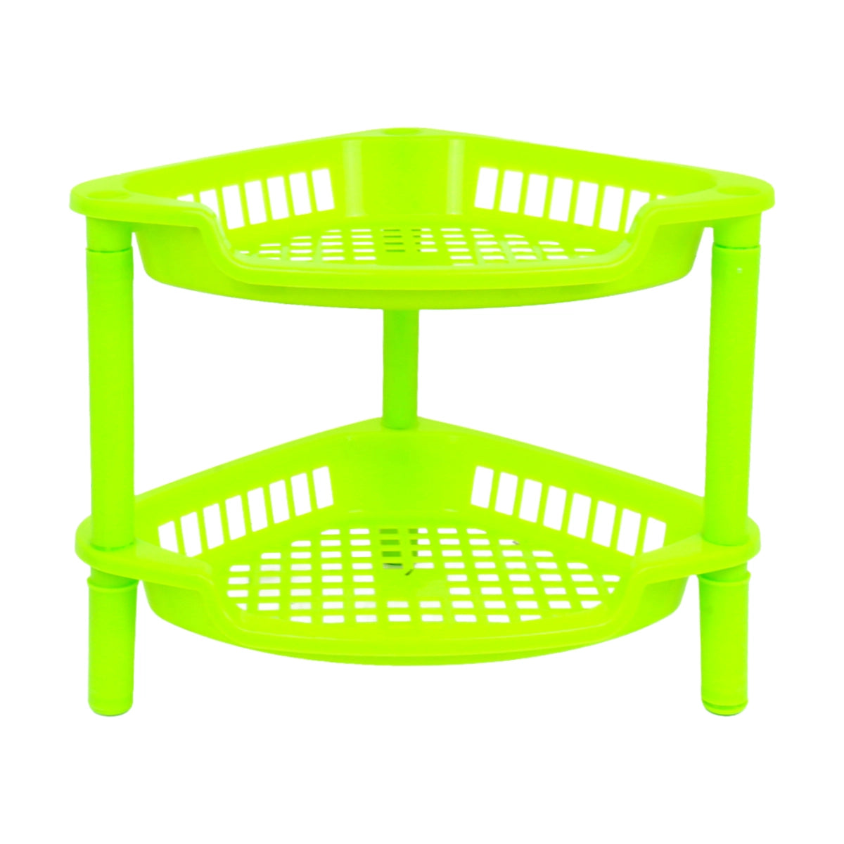 Organizador de Cocina con 2 Repisas, Color Verde