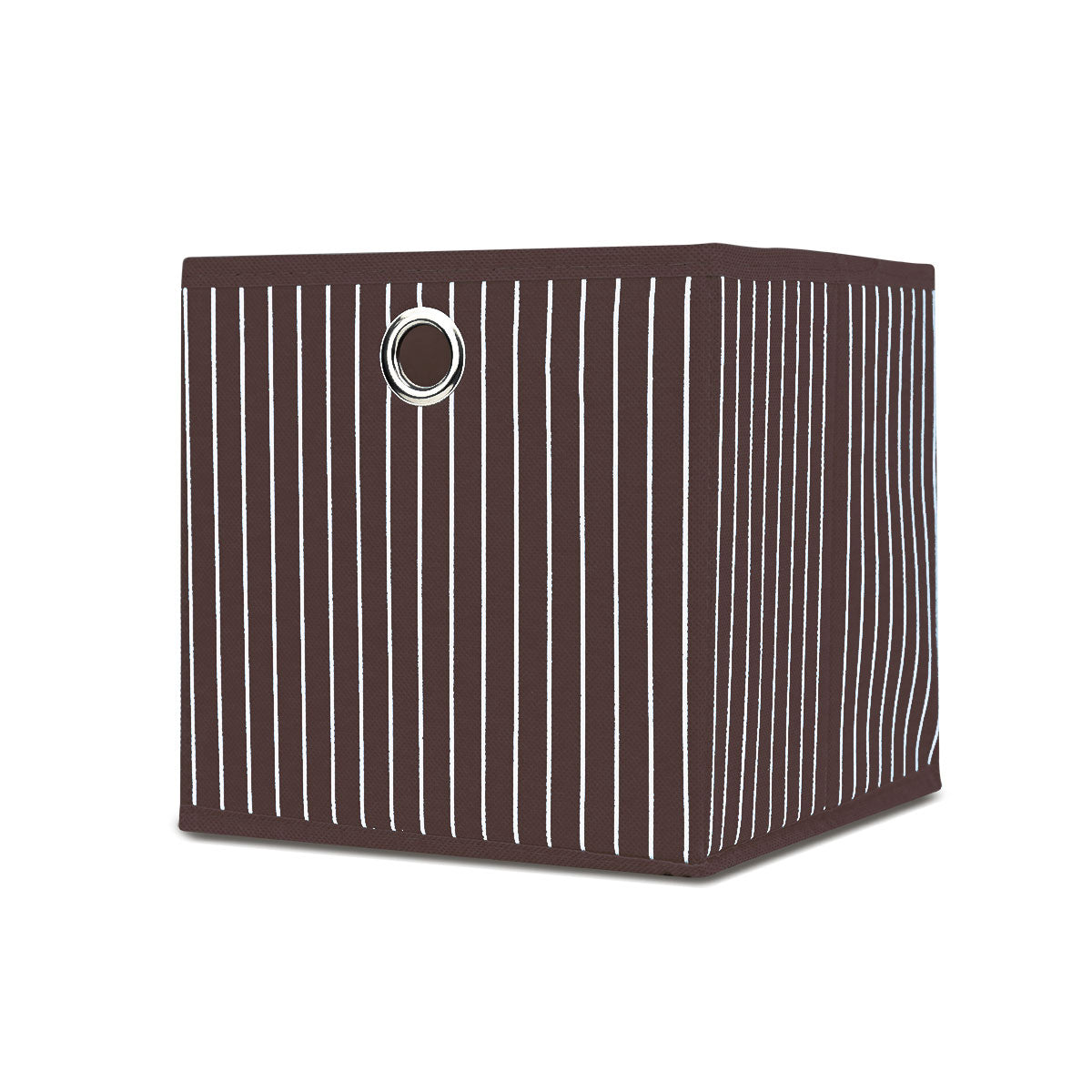 Caja Cuadrada para Almacenamiento, Non Woven, color CafÃ©