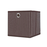 Caja Cuadrada para Almacenamiento, Non Woven, color CafÃ©