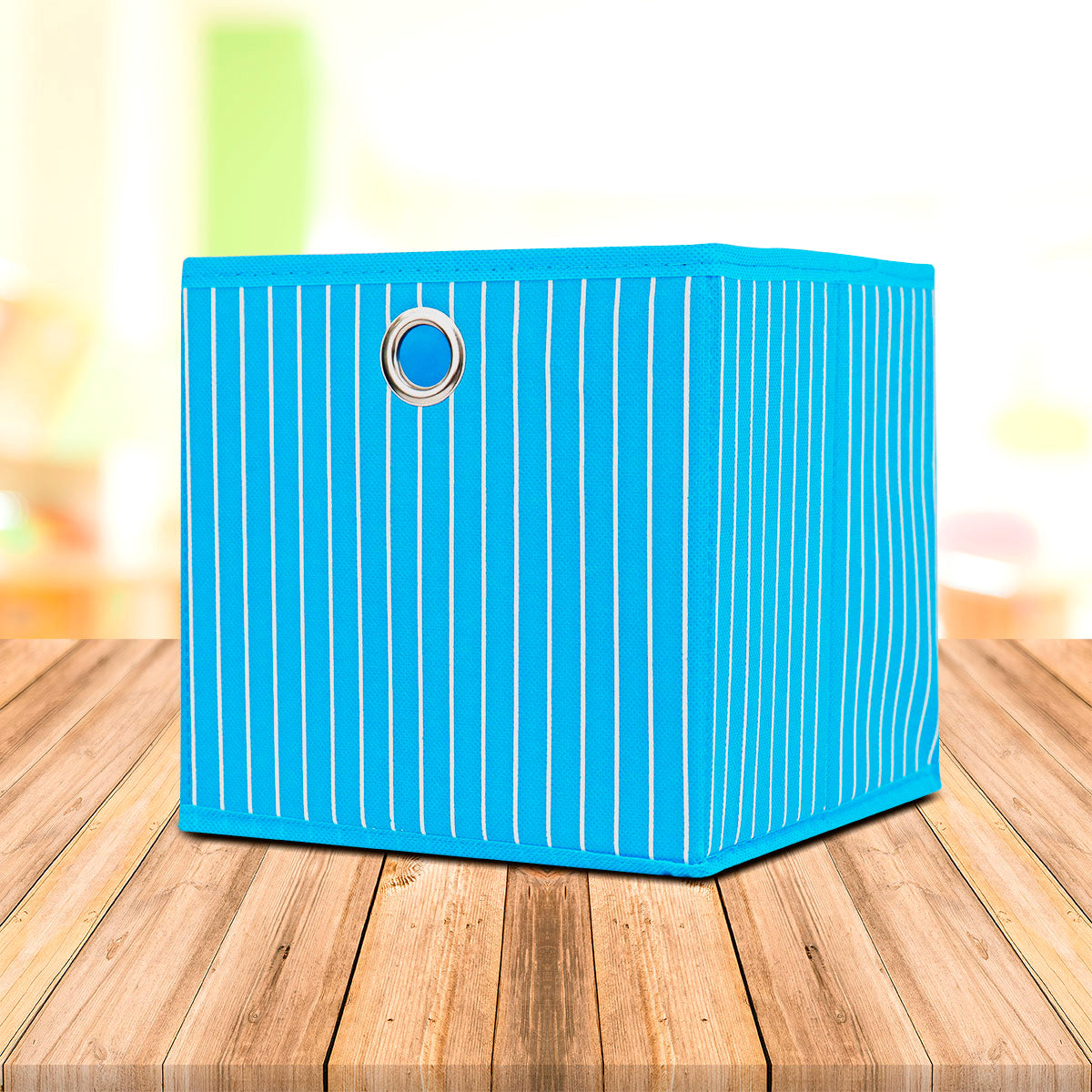 Mega Pack de 8 Cajas Organizadoras Multiusos Non Woven color Azul