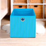 Mega Pack de 4 Cajas Organizadoras Multiusos Non Woven color Azul
