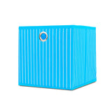 Mega Pack de 4 Cajas Organizadoras Multiusos Non Woven color Azul