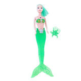 Muñeca de Sirena con Luz, color Verde