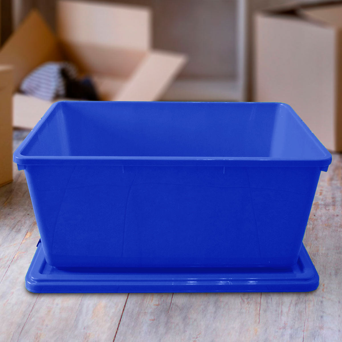 Caja Multiusos, Color Azul Rey, 68 L