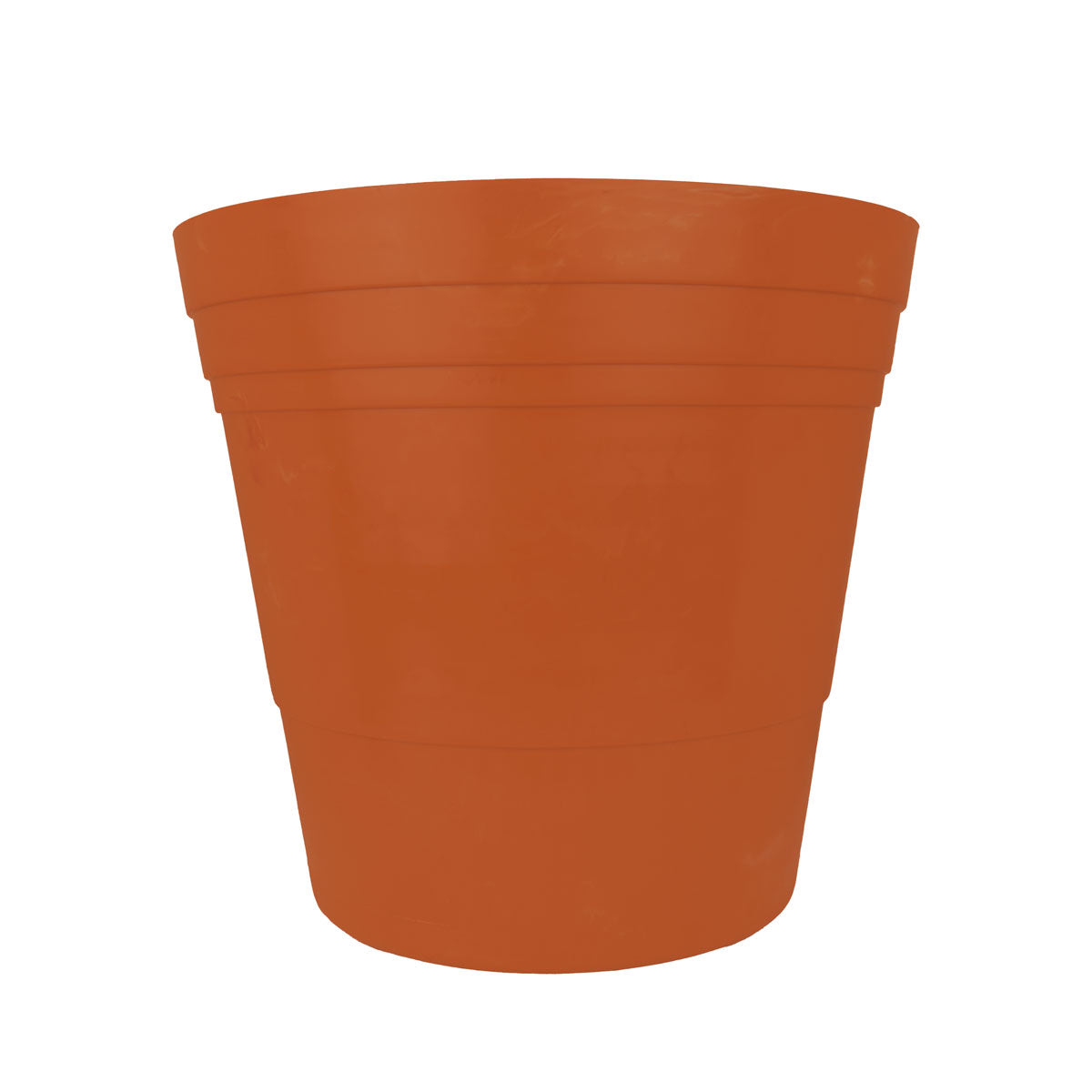 Maceta de Plástico, Color Naranja