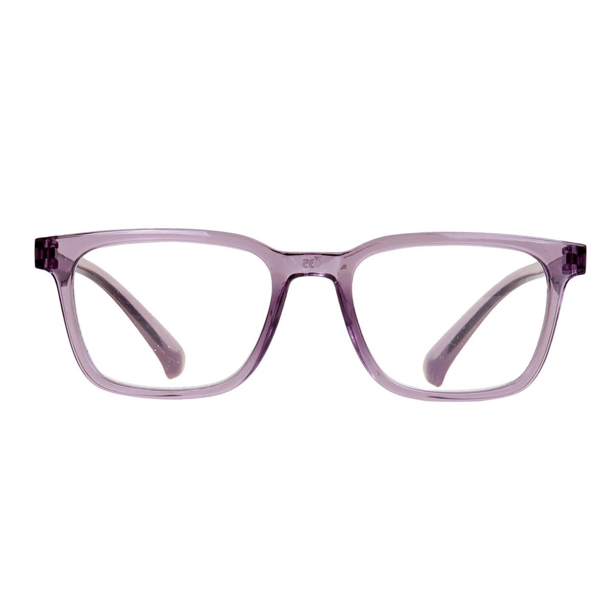 Lentes de Lectura, Cuadrados, Color Morado, +3.50