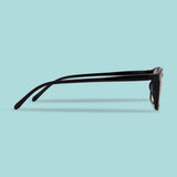 Lentes de Armazón Rectangular color Negro con 3.50 de Dioptría
