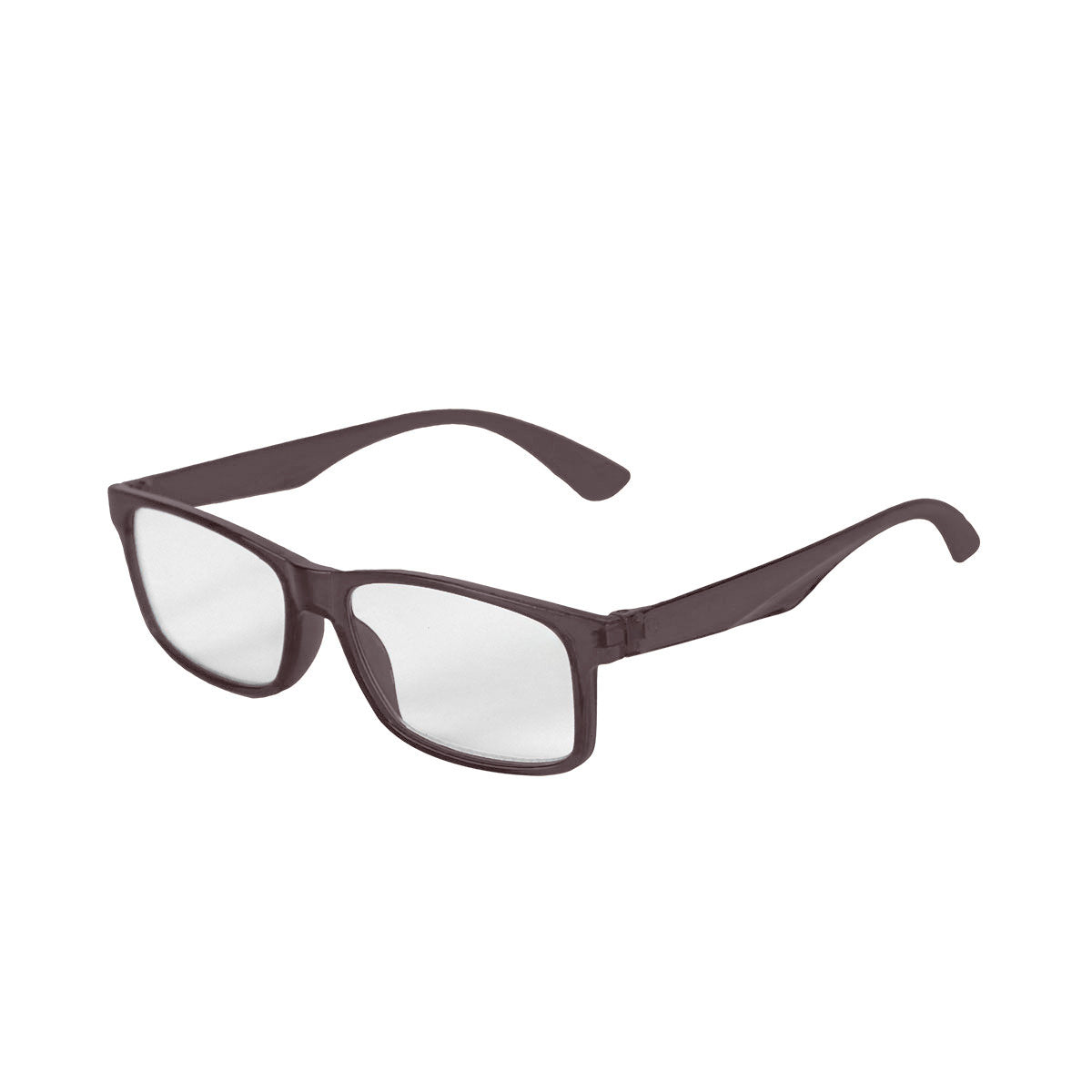 Lentes de Lectura Rectangulares, +3.50, Color Gris Transparente