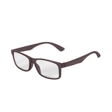 Lentes de Lectura Rectangulares, +3.50, Color Gris Transparente