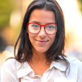 Lentes de Lectura, Color Rojo, +3.50