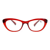 Lentes de Lectura, Ovalados, Color Rojo, +3.50