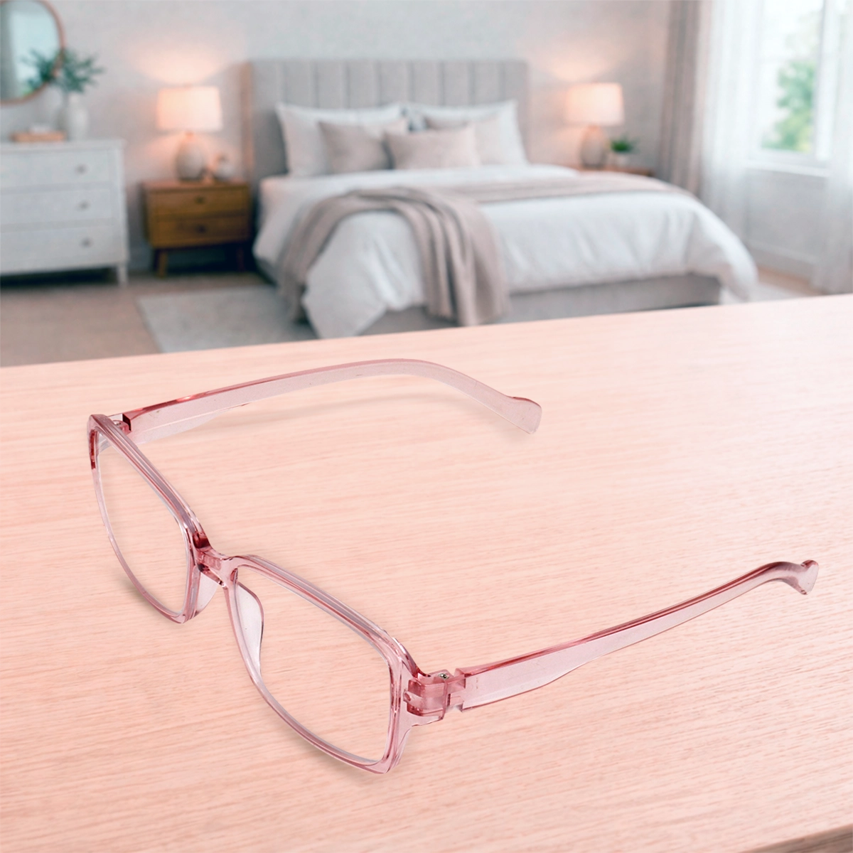 Lentes de Lectura, Color Rosa, +3.50