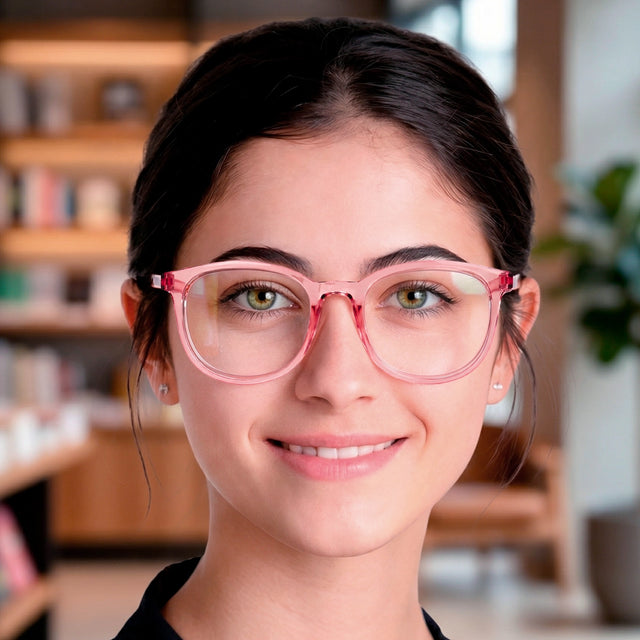 Lentes de Lectura, Color Rosa, +3.50