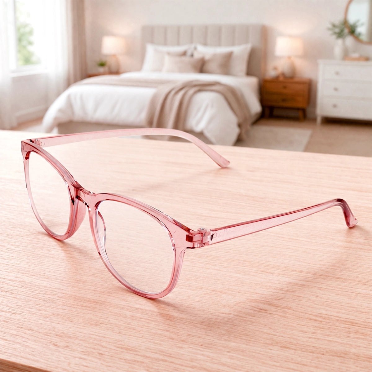 Lentes de Lectura, Color Rosa, +3.50