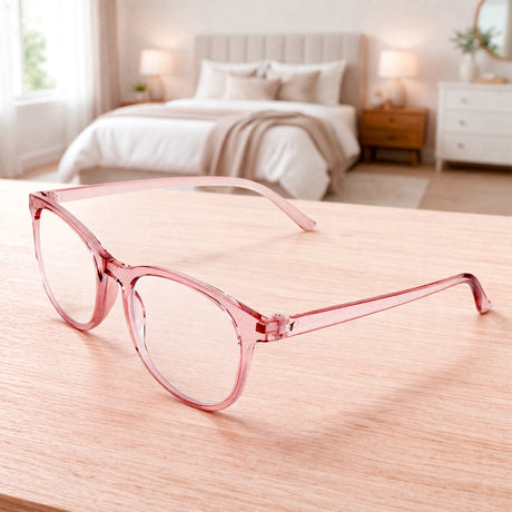 Lentes de Lectura, Color Rosa, +3.50