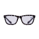 Lentes de Armazón Cuadrado color Negro con Blanco, Graduación de 4.00 Dioptrías