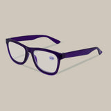Lentes de Armazón Ovalado color Negro, Graduación de 4.00 Dioptrías