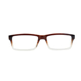 Lentes de Lectura, Forma Rectangular, Color Café con Degradado, +3.00