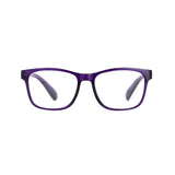 Lentes de Armazón Cuadrado color Negro con Graduación de 3.00